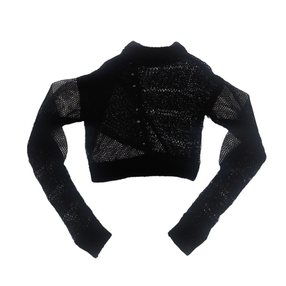 Helmut lang cropped  web sweater - Picture 3 of 12
